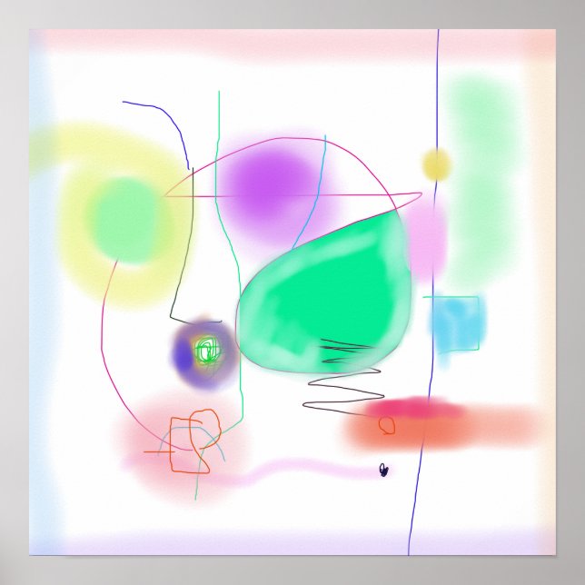 Poster Flottant à travers l'espace (Devant)