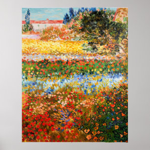 Poster "Flower Garden" Vincent de Gogh.