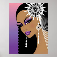 Poster Flower Girl