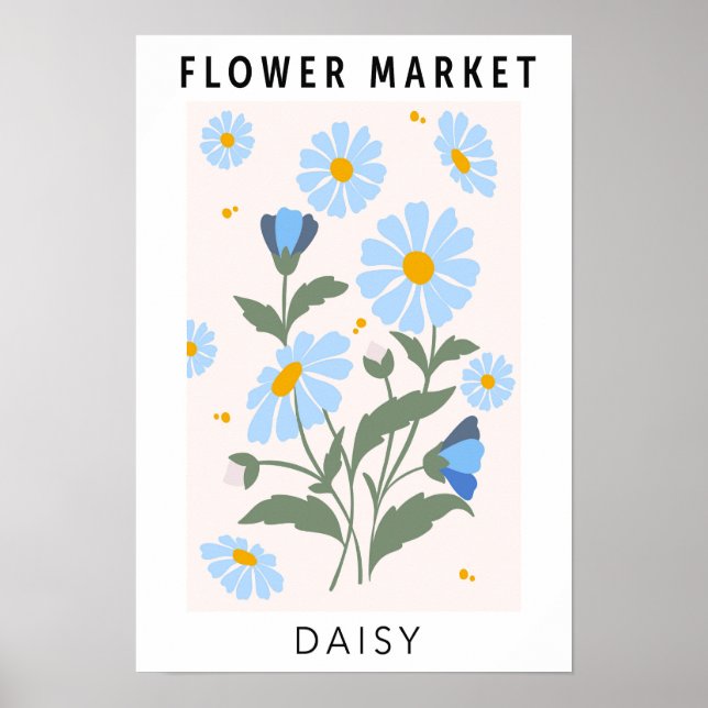 Poster Flower Market Daisy (Devant)