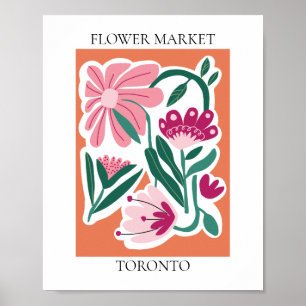 Poster Flower Market Editable Toronto