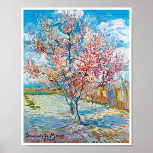Poster Flowering Peach Tree, Van Gogh