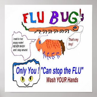 Poster Flu Bugs et vous