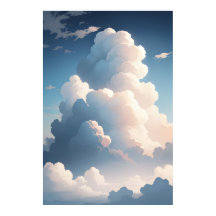Fluffy Cloudscape magnifique