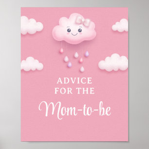 Poster Fluffy white cloud neuf Conseils pour la maman à ê