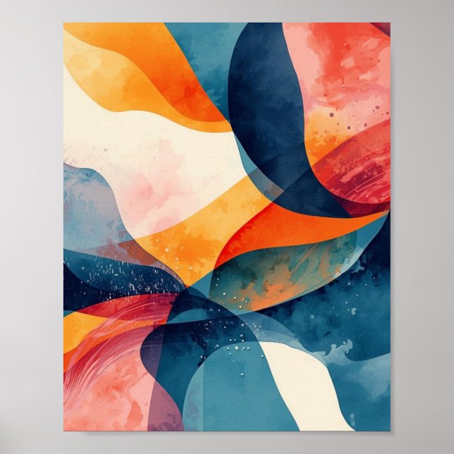 Poster "Fluid Dynamics" (Devant)