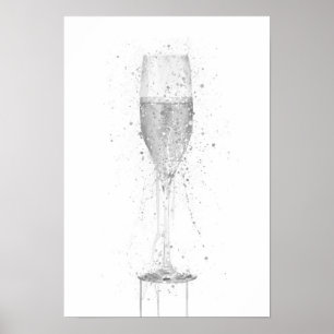Poster Flûte à Champagne