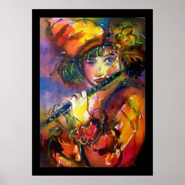POSTER FLUTISTE (Devant)