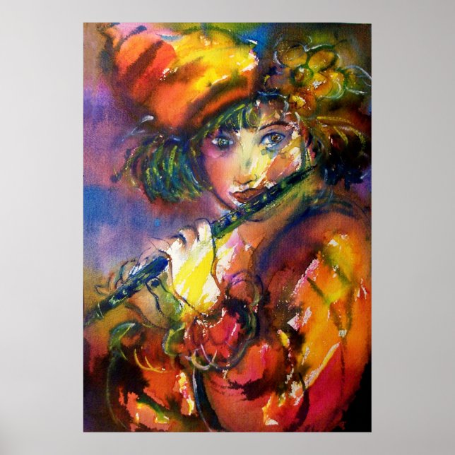 POSTER FLUTISTE (Devant)