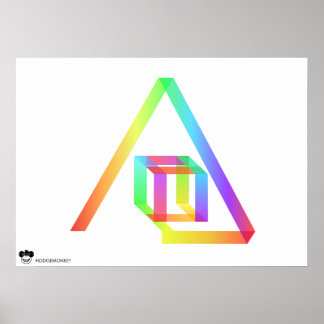 Poster Flux de couleurs