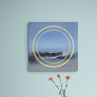 Poster Flux de marée Abstrait Paysage marin contemporain