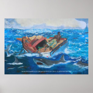 Poster Flux du Golfe revisité par Craig Hunter