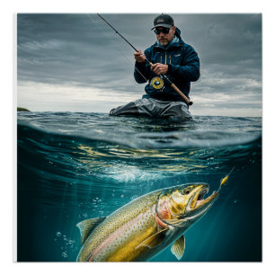 Poster Fly Fishing Success