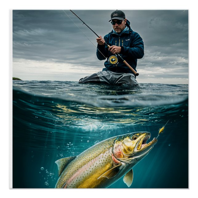 Poster Fly Fishing Success (Devant)