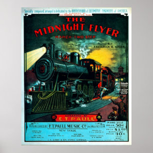 Poster Flyer de minuit - Imprimer