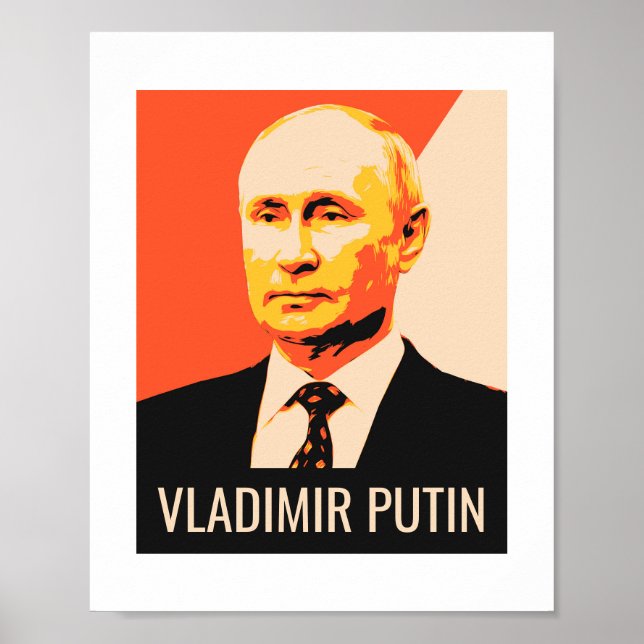 Poster Flyer Vladimir Putin (Front)