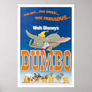 Poster Flying Dumbo