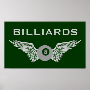 Poster flying eightball