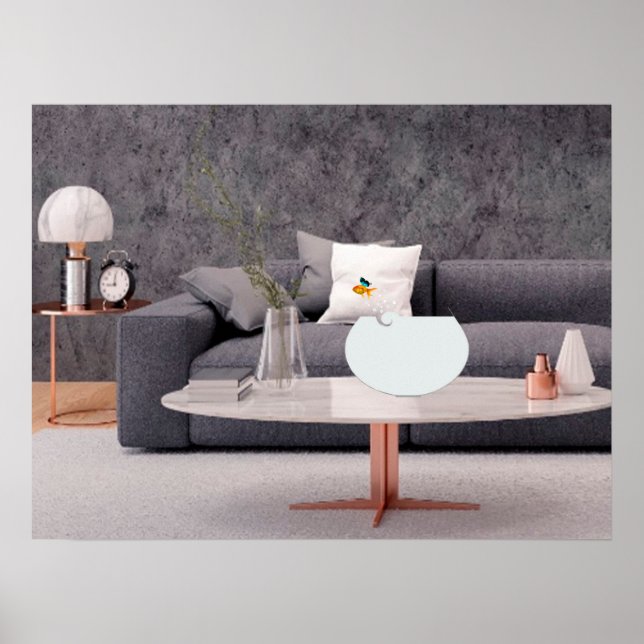 Poster Flying Goldfish (Devant)