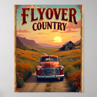 Poster Flyover Pays numérique