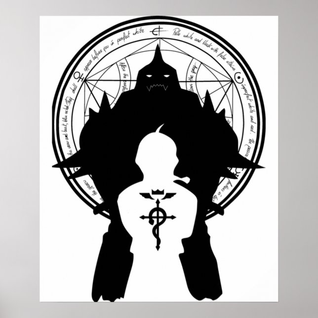 Poster FM Alchimiste classique Fullmetal Famille essentie (Devant)