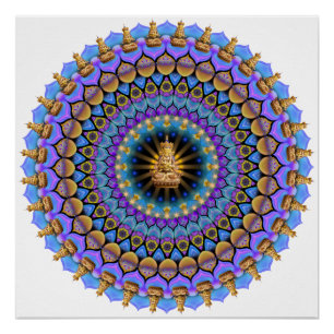 Poster Focus quotidien 11.23.17 Bouddha Mandala