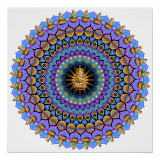 Poster Focus quotidien 11.23.17 Bouddha Mandala