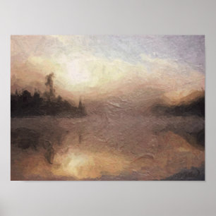 Poster Foggy Morning