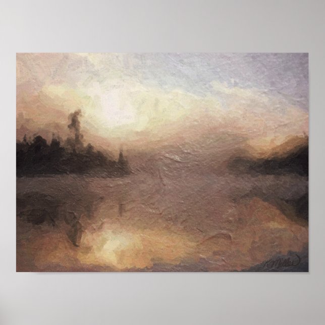 Poster Foggy Morning (Devant)