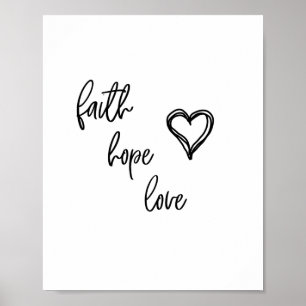 Poster Foi, Espoir, Amour -