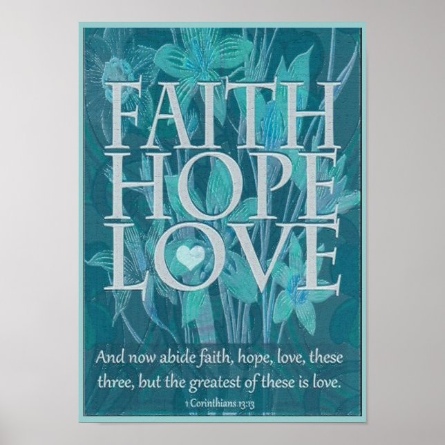 Poster Foi, Espoir et Amour (Devant)