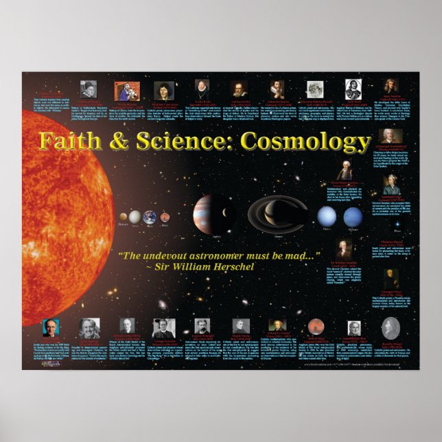 Poster Foi et science : Cosmologie (Devant)