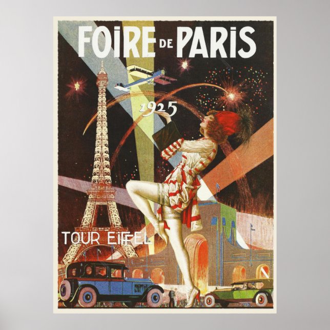 Poster Foire de Paris - Art Vintage (Devant)