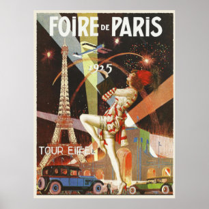 Poster Foire de Paris - Vintage Art