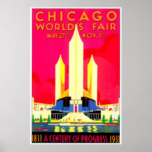 Poster Foire mondiale de Chicago 1911