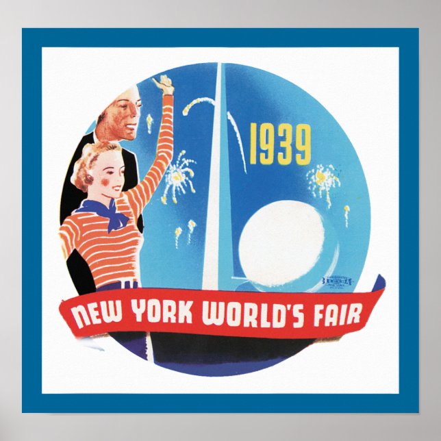 Poster Foire mondiale de New York 1939 (Devant)