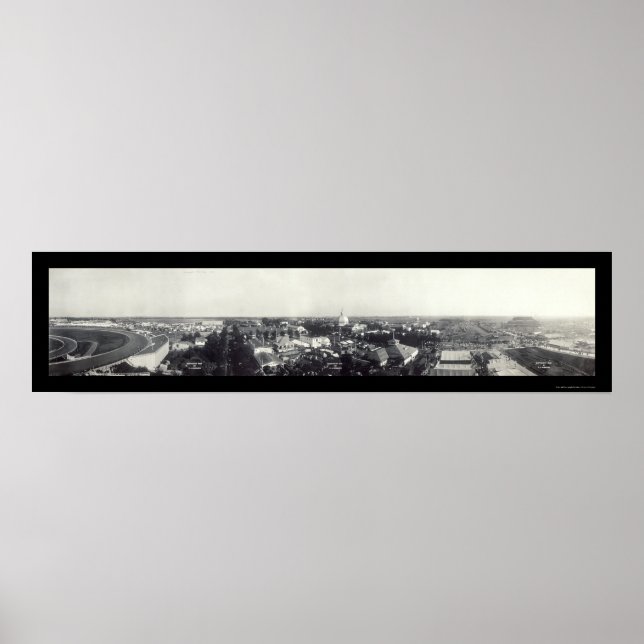 Poster Foire nationale St Paul MN Photo 1909 (Devant)