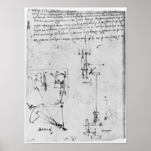 Poster Fol. 46v, from the Codex Forster III, 1480s-1494