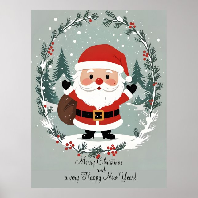 Poster Folded Greeting Card (Devant)