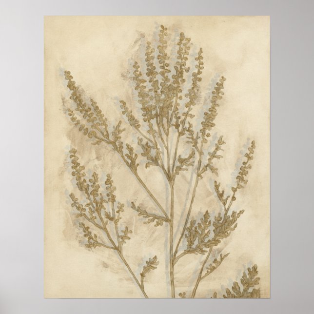 Poster Foliage doré II (Devant)