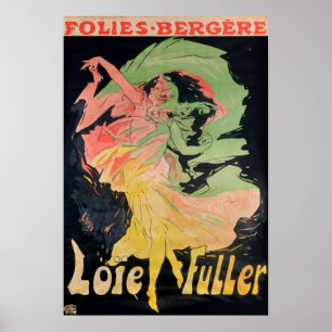 Poster Folies Bergeres : Loie plus plein, France
