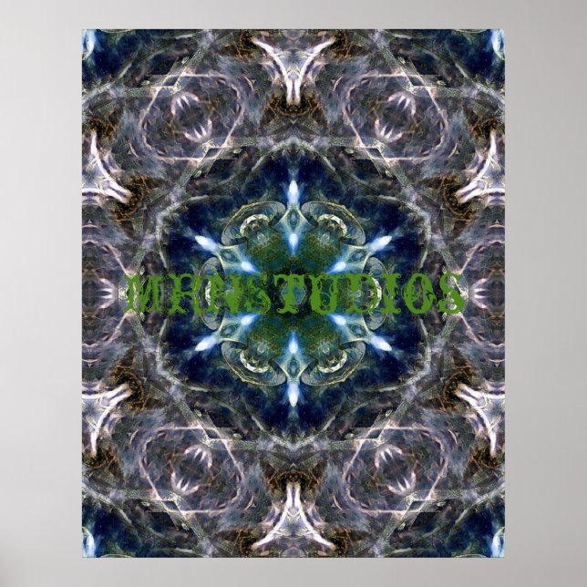 Poster Folk Mandala (Devant)