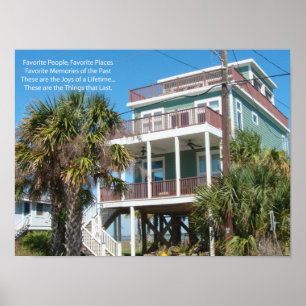 Poster Folly Beach, SC