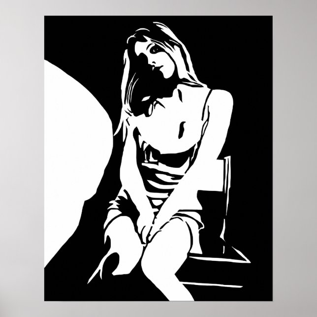 Poster Foncé et lumière 18 (Devant)