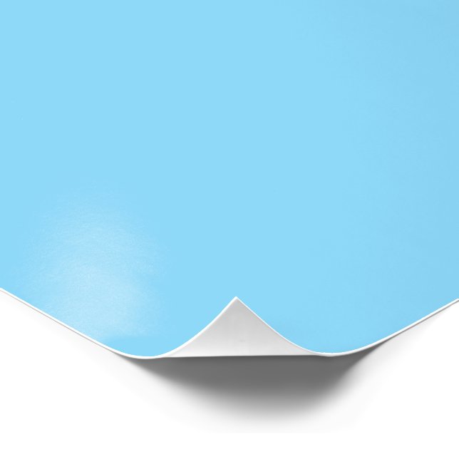 Poster Fond bleu clair uni de couleur uniforme (Coin)