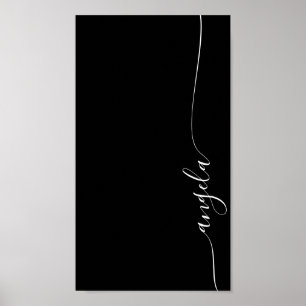Poster Fond d'écran de téléphone Signature Elégant Glamou