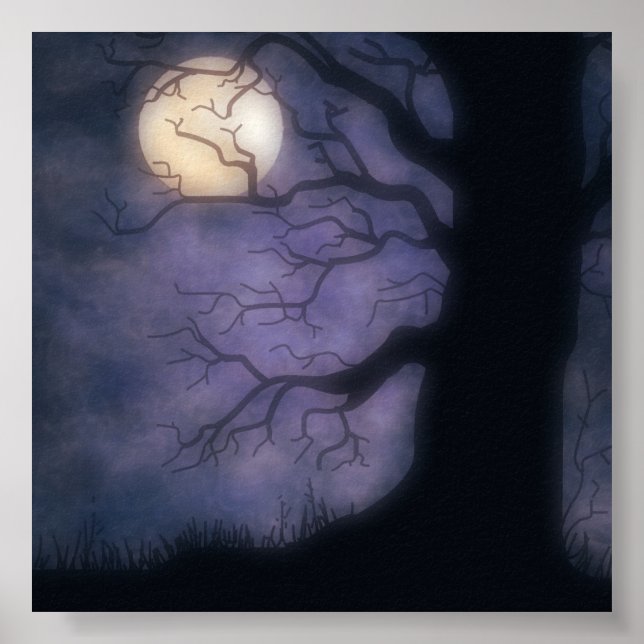 Poster Fond photo Halloween Nite (Devant)