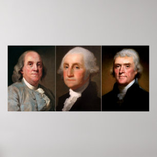 POSTER FONDATION DES PÈRES D'AMERICA TRIPTYCH
