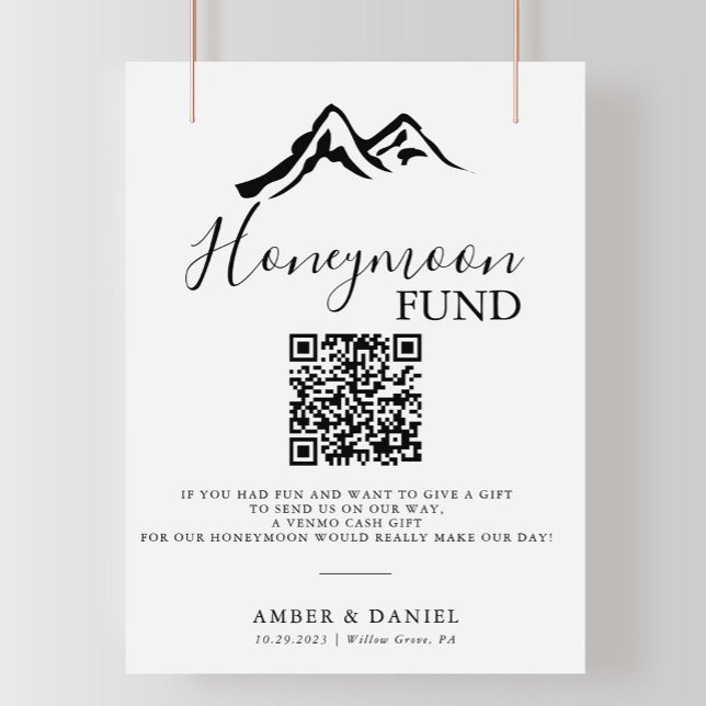 Poster Fonds pour la lune de miel des Mariages de la Mont (Créateur téléchargé)