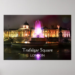 Poster Fontaine Carré Trafalgar